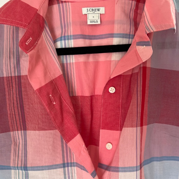 J Crew short sleeve half button - Picture 2 of 2